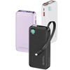 USAMS POWERBANK 10000 MAH ZWIJANY KABEL DO LIGHTNING PD 20W DO TELEFONÓW