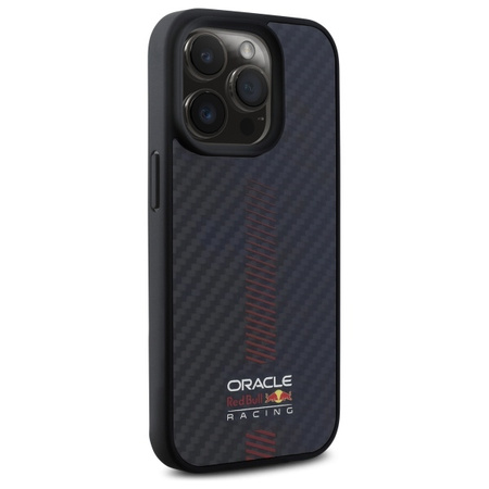 Red Bull RBHMP15X24CFGSMK iPhone 15 Pro  Max 6.7 hardcase czarny/black Carbon Fiber Power Bar MagSafe