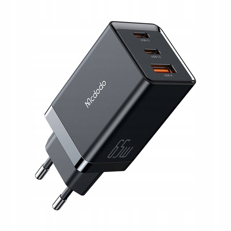 Ładowarka USB-C USB-A, GAN 5 pro, szybka, 65W, Mcdodo