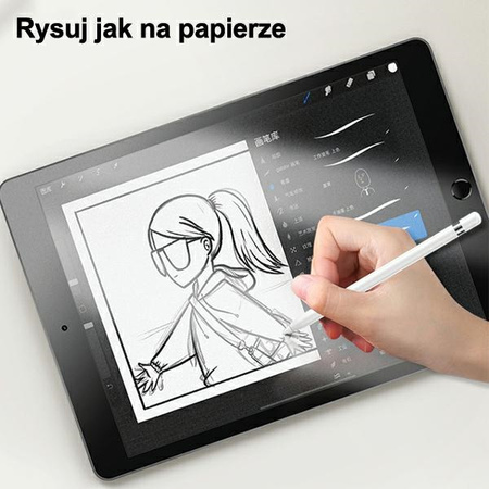 USAMS SZKŁO HARTOWANE PAPERLIKE DO IPAD PRO 11 BH682ZLMXX01 OCHRONA EKRANU