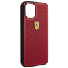 Ferrari FESPEHCP12SRE iPhone 12 mini  5,4" czerwony/red hardcase On Track Perforated