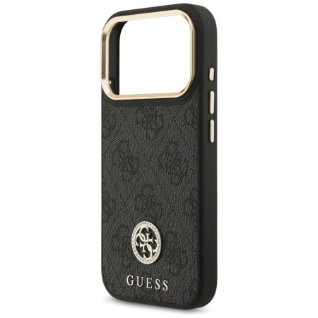 GUESS ETUI 4G STRASS LOGO MAGSAFE DO IPHONE 17 PRO Z LUKSUSOWYM DESIGNEM