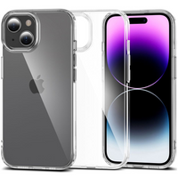 TECH-PROTECT ETUI FLEXAIR HYBRID DO IPHONE 15 PROTEKCJA EKRANU Z ALUMINIUM