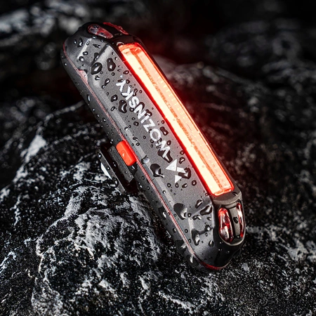 WOZINSKY ZESTAW LAMPEK ROWEROWYCH PRZEDNIA 400 LM USB-C TYLNA MICRO