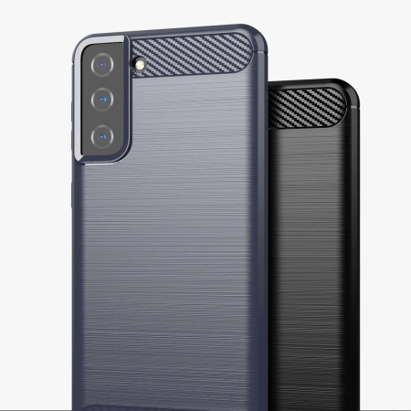 HURTEL ETUI POKROWIEC CARBON CASE DO SAMSUNG GALAXY S21 PLUS 5G ELASTYCZNE