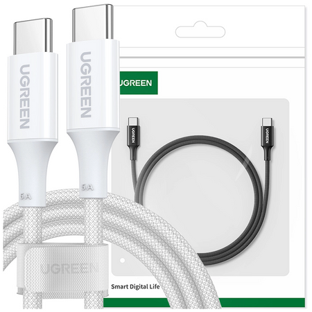 Kabel Ugreen US557 USB-C / USB-C PD 100W 1m - biały