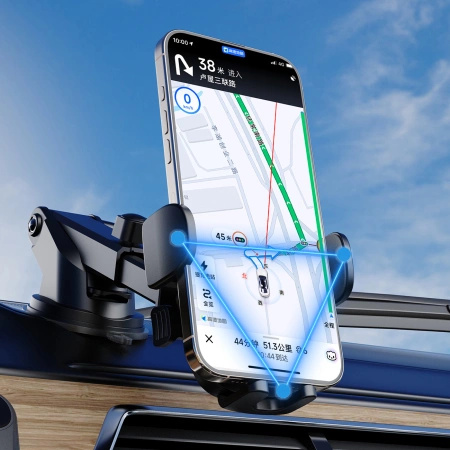 DUDAO UCHWYT NA SMARTFONA F2N NA KRATKĘ NAWIEWU 360° DO TELEFONÓW IPHONE