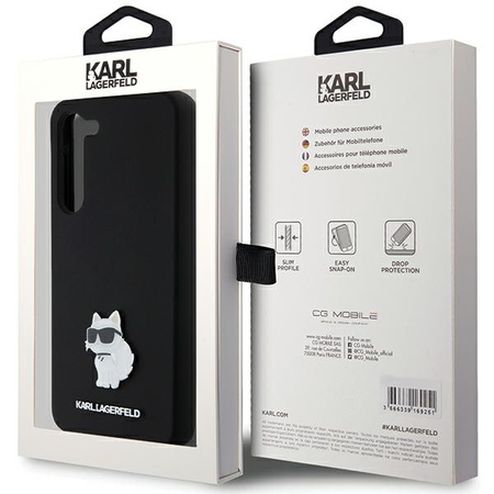 KARL LAGERFELD ETUI DO SAMSUNG GALAXY S24+ S926 Z METALOWYM PINEM CHOUPETTE