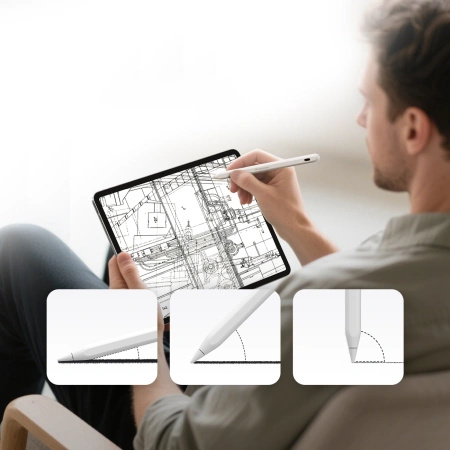 WOZINSKY RYSIK STYLUS DO IPAD SZYBKIE ŁADOWANIE USB-C DO APPLE IPAD 2018