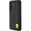 FERRARI ETUI HARDCASE DO SAMSUNG GALAXY S24 S921 CARBON PRINTED LINE