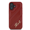 KARL LAGERFELD ETUI HARDCASE DO IPHONE 16 6.1 QUILTED SIGNATURE CZERWONY
