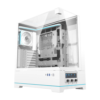 DARKFLASH OBUDOWA DY450 PRO DO PC ATX MICRO ATX Z WENTYLATOREM BIAŁA DESIGN