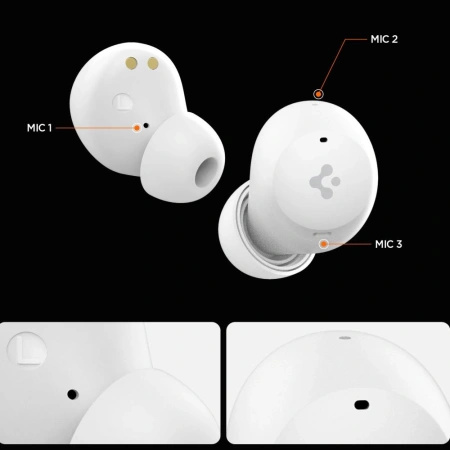 SPIGEN SŁUCHAWKI BEZPRZEWODOWE ANC PRO DO TELEFONÓW IPHONE ANDROID