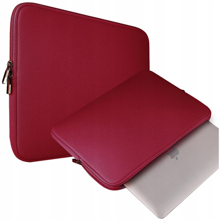 Uniwersalne etui torba na laptopa 15,6'' wsuwka tablet organizer na komputer czerwony
