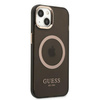 Guess GUHMP13MHTCMK iPhone 13 6,1" czarny/black hard case Gold Outline Translucent MagSafe
