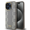 DKNY ETUI HARDCASE DO IPHONE 15 PRO 6.1 DO MAGSAFE LEATHER CHECKERED
