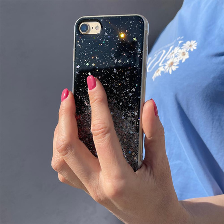 Wozinsky Star Glitter błyszczące etui pokrowiec z brokatem Xiaomi Redmi K40 Pro+ / K40 Pro / K40 / Poco F3 zielony