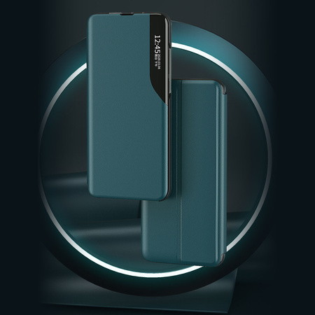 Eco Leather View Case elegancki futerał etui z klapką i funkcją podstawki Xiaomi Redmi Note 11 Pro+ 5G / 11 Pro 5G / 11 Pro niebieski