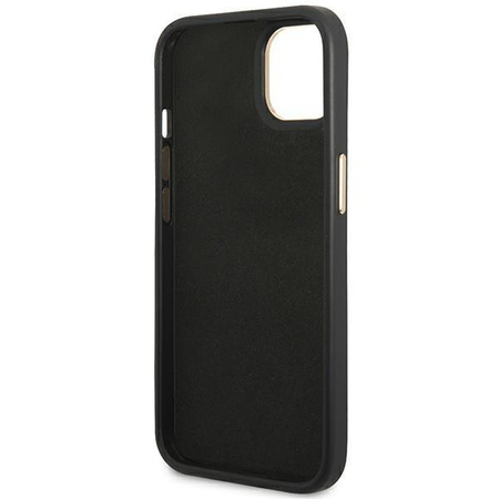 Guess GUHCP14MHGCRHK iPhone 14 Plus 6,7" czarny/black hardcase Croco Collection