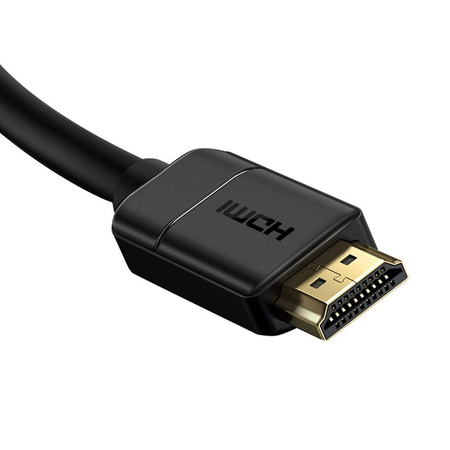 Baseus kabel przewód HDMI 2.0 4K 60 Hz 3D HDR 18 Gbps 3 m czarny (CAKGQ-C01)