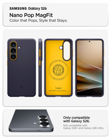 Spigen Nano Pop MagSafe, blueberry navy - Samsung Galaxy S26