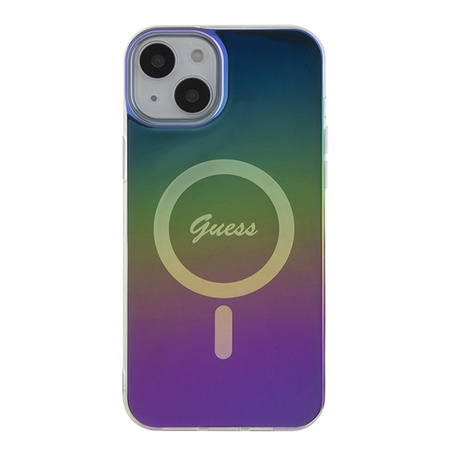 GUESS ETUI HARDCASE DO MAGSAFE IPHONE 15 PLUS 6.7 Z IRIDESCENT RAINBOW