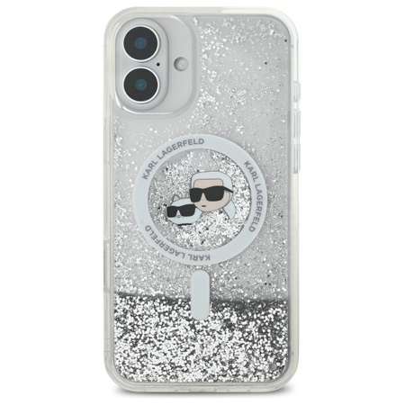 KARL LAGERFELD ETUI TRANSPARENT DO IPHONE 16 6.1 DO MAGSAFE Z LIQUID