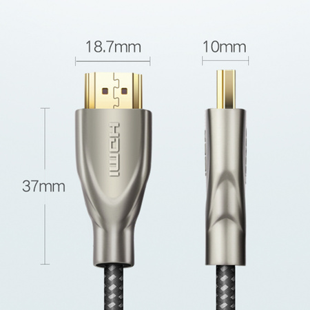 Ugreen kabel przewód HDMI 2.0 4K 60Hz 1m szary (HD131)