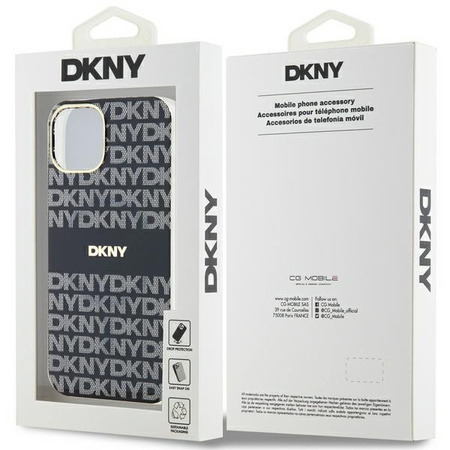 DKNY ETUI HARDCASE MONO STRIPE DO IPHONE 15 PLUS 14 PLUS 6.7 DO MAGSAFE