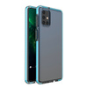 Spring Case pokrowiec żelowe etui z kolorową ramką do Samsung Galaxy M51 jasnoniebieski