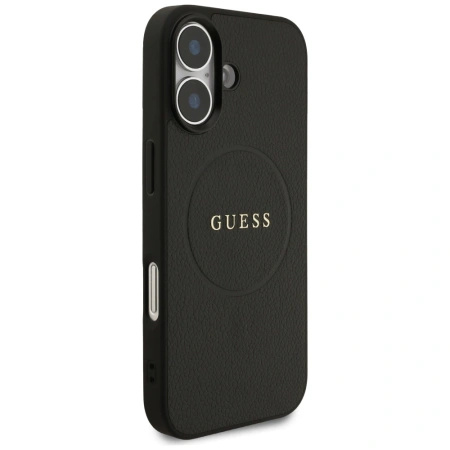 GUESS ETUI GRAINED RING MAGSAFE DO IPHONE 17 Z RINGIEM I MAGNETYCZNYM