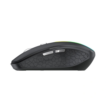 Mysz bezprzewodowa Wozinsky WMGK-1132 podświetlana RGB - czarna