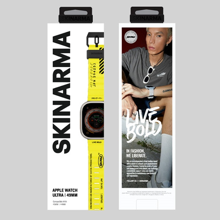 Skinarma pasek Shokku Apple Watch        49/45/44mm żółty/electric yellow