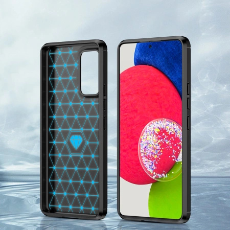 HURTEL CARBON CASE ELASTYCZNE ETUI DO SAMSUNG GALAXY A53 5G Z OCHRONĄ