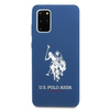 Etui U.S. Polo Assn. Silicone Collection na Samsung Galaxy S20+ - granatowe