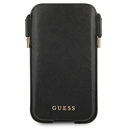 Guess Torebka GUHCP12MSAPSBK 6,1" czarny/black Saffiano