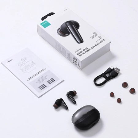Douszne słuchawki bezprzewodowe Joyroom Jbuds Series JR-BB1 TWS - czarne
