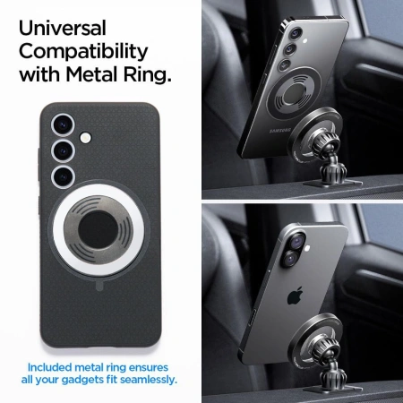 SPIGEN UCHWYT SAMOCHODOWY MFT13 MAGSAFE DO IPHONE 12 13 14 KOKPIT KRATKA