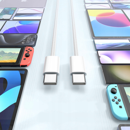 MCDODO ŁADOWARKA KABEL USB-C SZYBKIE ŁADOWANIE USB TYP C DO IPHONE 15 1M