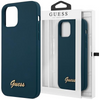 Guess GUHCP12LLSLMGBL iPhone 12 Pro Max 6,7" niebieski/blue hardcase Metal Logo Script