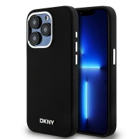 DKNY HARDCASE DO IPHONE 15 PRO DO MAGSAFE LIQUID SILICONE SMALL METAL LOGO