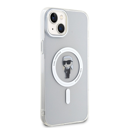 KARL LAGERFELD POKROWIEC HARDCASE DO IPHONE 15 PLUS 14 PLUS 6.7 Z IKONIKIEM