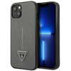 Guess GUHCP13SPSATLG iPhone 13 mini 5,4" srebrny/silver hardcase SaffianoTriangle Logo