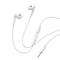 BASEUS SŁUCHAWKI ENCOK HZ19 PRZEWODOWE DO TELEFONÓW MP3 MINI JACK DŹWIĘK