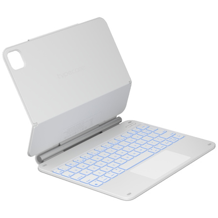 Etui Typecase Edge z klawiaturą do iPad Air 11" 2024/2025 biały