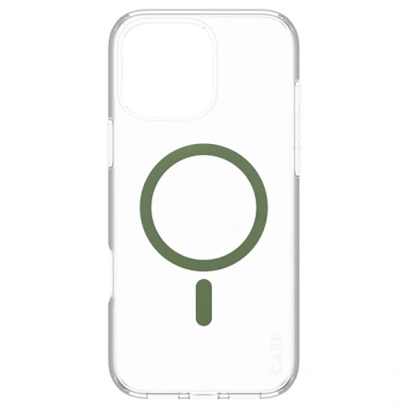 Etui CARE by PanzerGlass Flagship Case z MagSafe na iPhone 16 Pro Max - zielone