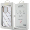 Etui Guess 4G Triangle Metal Logo na iPhone 15 Pro Max - białe