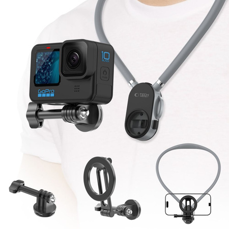 TECH-PROTECT HOLDER MAGNETYCZNY DO GOPRO DJI MAGSAFE 3W1 NECK HOLDER