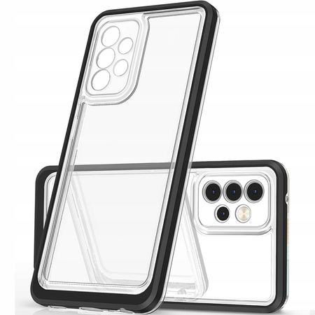 HURTEL ETUI CLEAR 3IN1 DO SAMSUNG GALAXY A13 5G ŻELOWY POKROWIEC Z RAMKĄ