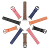 Dux Ducis Strap skórzany pasek do Watch 7 / 6 / 5 / 4 / 3 / 2 / SE (41 / 40 / 38mm) opaska bransoleta bransoletka z naturalnej skóry pomarańczowy (Enland Version)